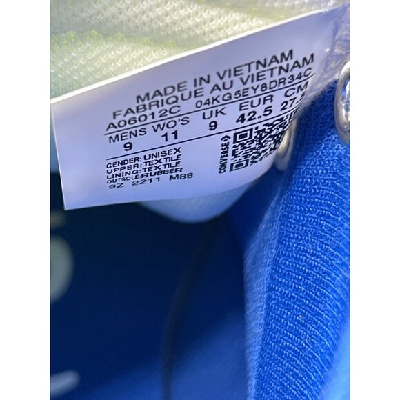 Converse All Star CX High-Top Sneakers Blue "Not A Chuck" Mens 9 Womens 11 - Picture 7 of 10